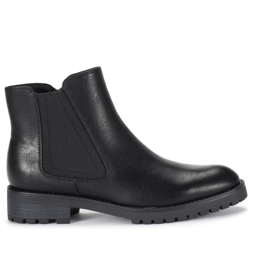 New Baretraps Daytona Black Chelsea Pull-on Boots in Size 9.5 Wide 🔥